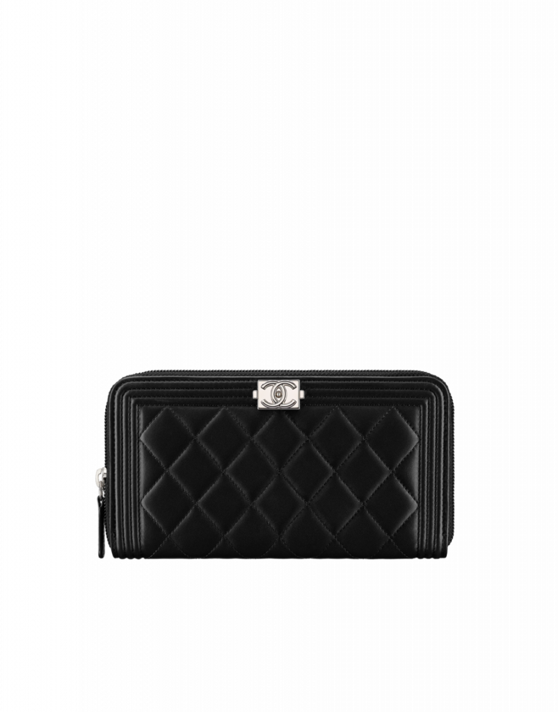 Chanel 銀包 Boy Chanel zipped wallet ,300