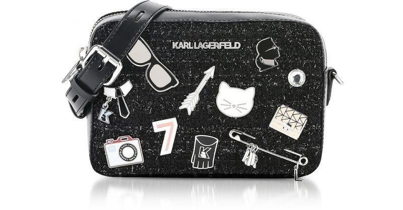 名牌小手袋 Karl Lagerfeld 黑色camera bag 原價 €310 (約HK$2,904) 7折價 €217 (約HK$2,033)
