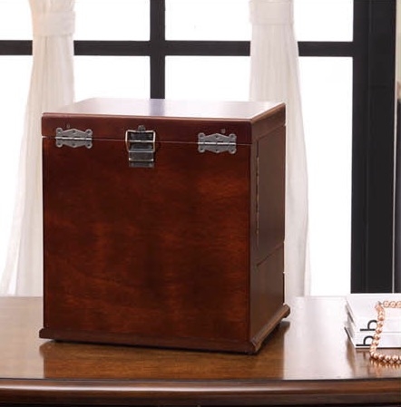 飾物收納 多層復古實木歐式首飾盒(RMB¥342.00-399.38 HKD 390.46-455.97)