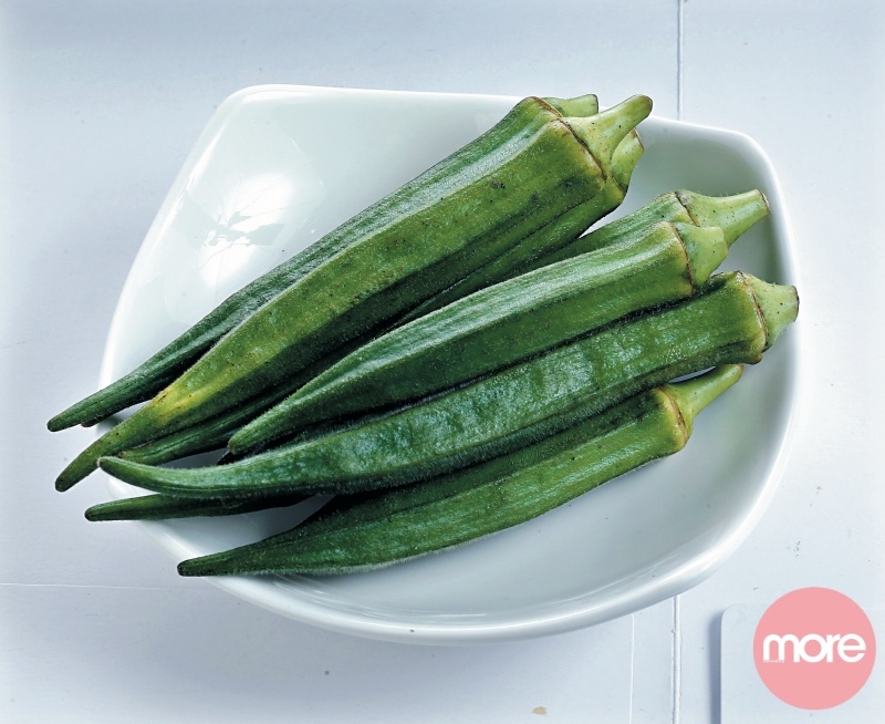 秋葵綠茶 秋葵的黏液蛋白可以減少脂肪吸收，給予胃黏膜保護。