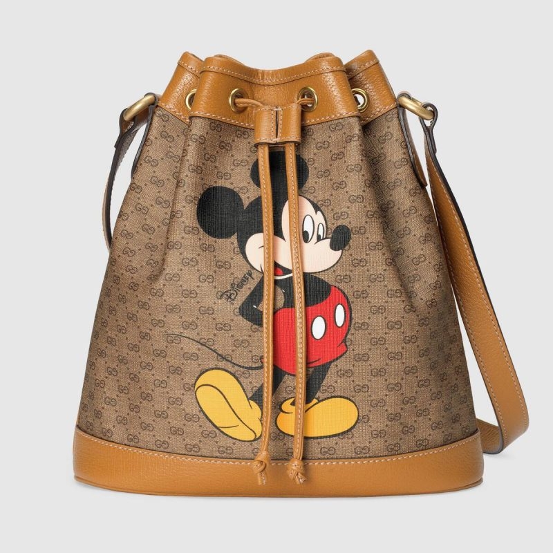 鼠年手袋 Gucci X Disney米奇老鼠拼雙G圖案手袋 $16,000