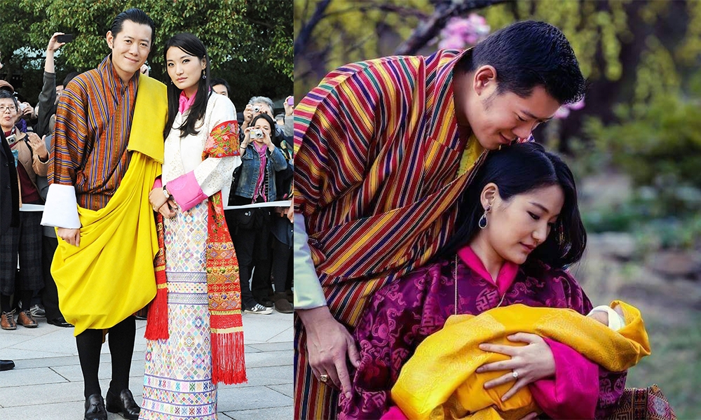 不丹國王與最美皇后7歲便一見鍾情  為她廢除一夫多妻制