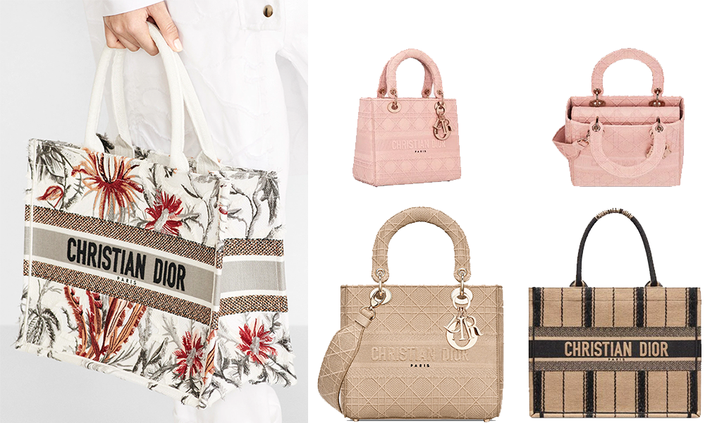 Dior手袋2020 10款人氣推介：亞麻霧灰籐格紋、溫柔裸粉LADY D-LIT及米奶茶色BOOK TOTE必入手！