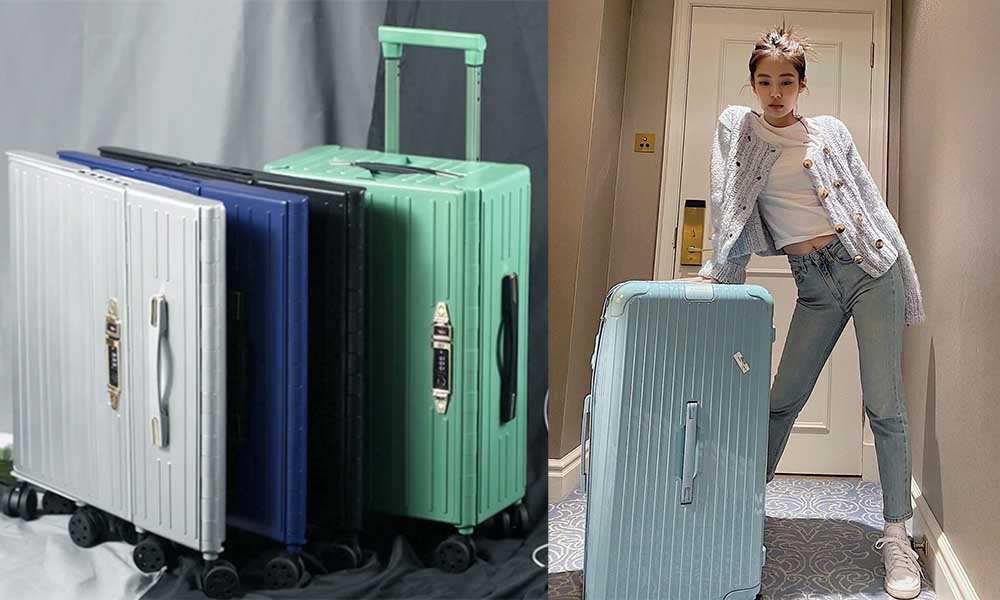 RIMOWA冰川藍行李箱+蝸居恩物LaserPecker折疊式行李箱推薦 旅行最佳拍檔！