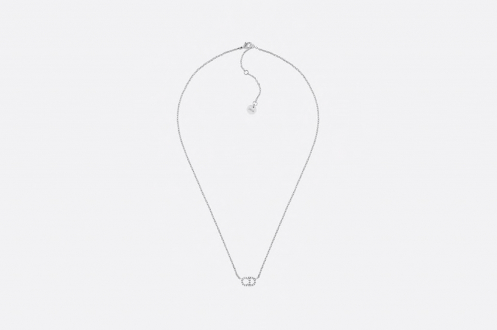母親節禮物9. Dior CLAIR D LUNE鍍鈀金屬和白色水晶項鍊 HKD 3,300 圖片來源：Dior官網