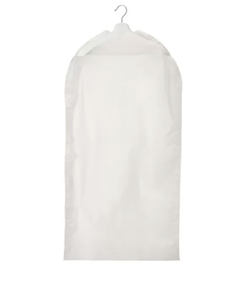 IKEA太古 收納技巧 RENSHACKA衣物防塵套, 半透明白色 HK$7.9