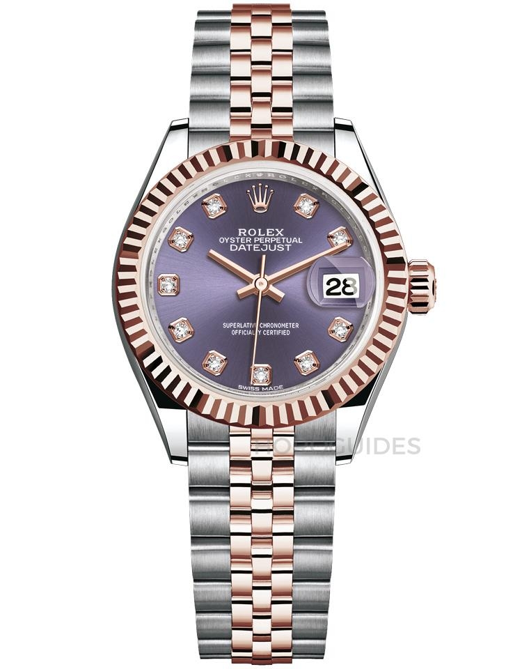 Lisa同款名錶4.Rolex Lady-Datejust腕錶永恒玫瑰金鋼款 horoguides