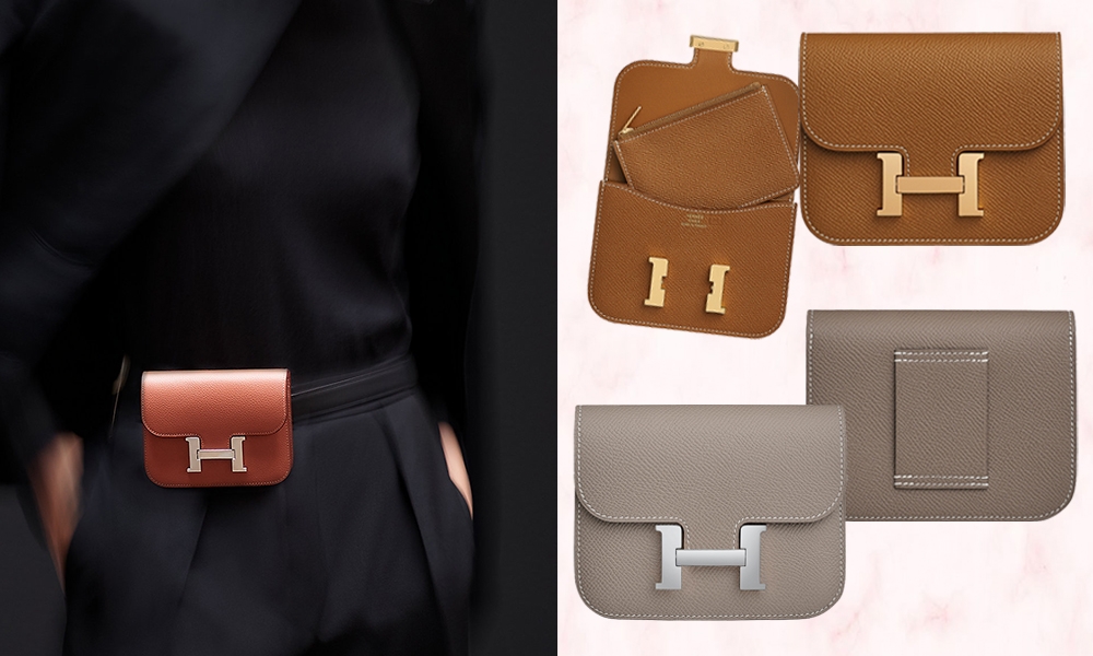 Hermès Constance Slim銀包被譽「史上最高Cp值」一袋4用：腰包、斜孭、clutch…