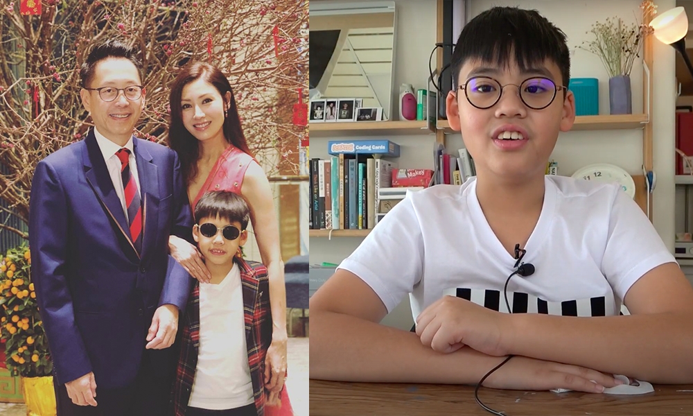 李嘉欣兒子10歲做YouTuber拍片教打機！ 讀男拔、講超流利英文 網民大讚：專業