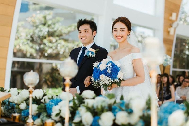 美甲款式 2023結婚好日子 圖片來源：tracytschu@Instagram