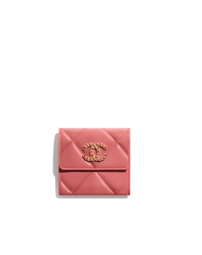 2021母親節禮物銀包推薦2. Chanel 19 Small Flap Wallet HK,400 圖片來源：Chanel官網
