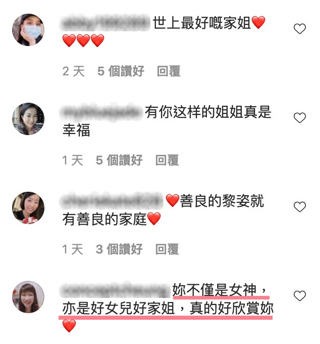 網民表示:(圖片來源:黎姿@IG)