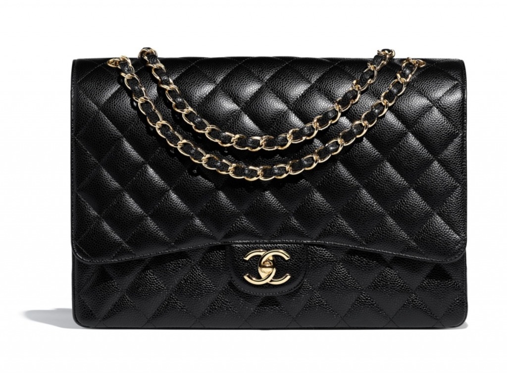 Chanel加價2021-Chanel Maxi Classic Handbag HK,800 （Jul：,400）（圖片來源：Chanel官網圖片）