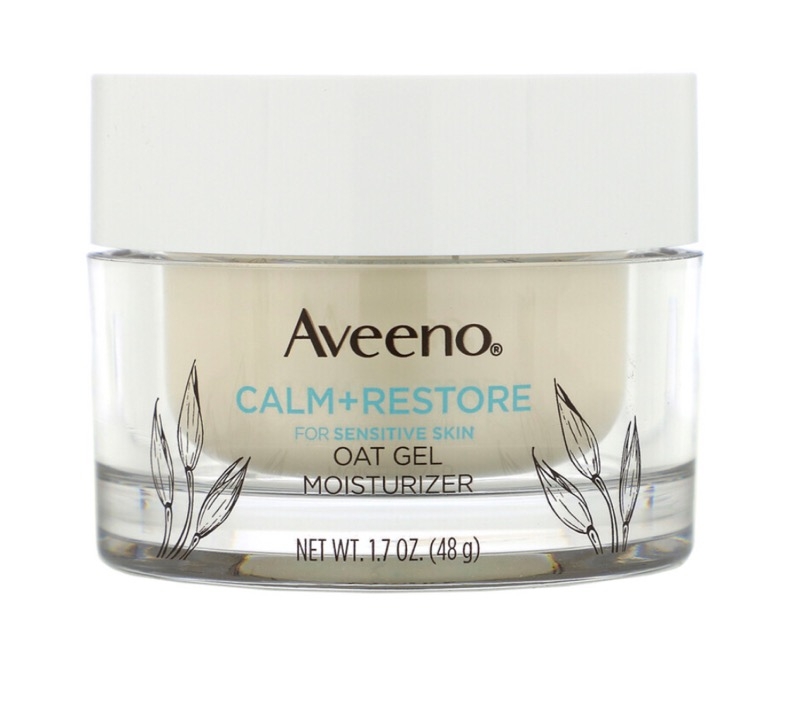 皮膚乾燥 Aveeno, 鎮定+修復燕麥凝膠保濕霜 