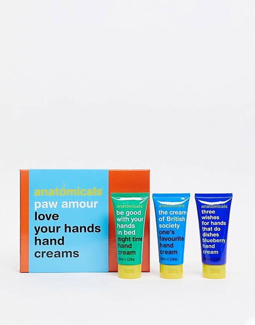10.Anatomicals Paw Amour love your Hands 3 x hand creams
HKD.13
（圖片來源：Asos@官網圖片）