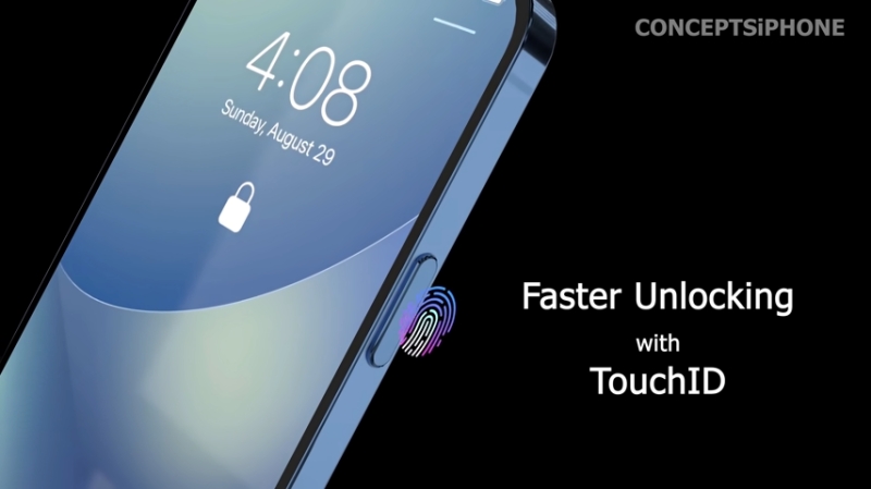 iPhone14新功能設計 Touch ID 將會設於機身右側的開關鍵