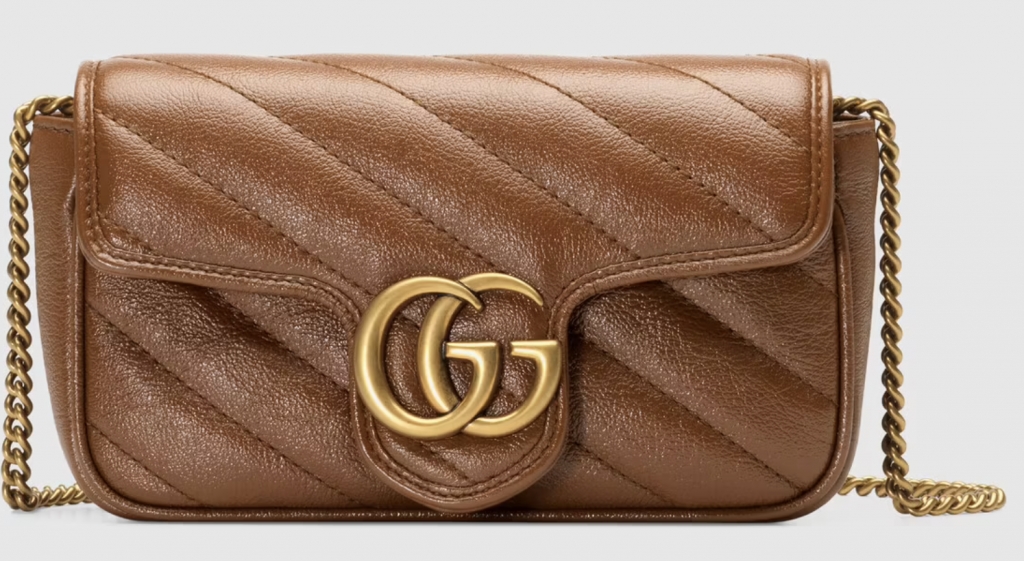 小廢包 名牌小廢包推薦 13.Gucci GG Marmont絎縫超迷你袋HK$ 8,900