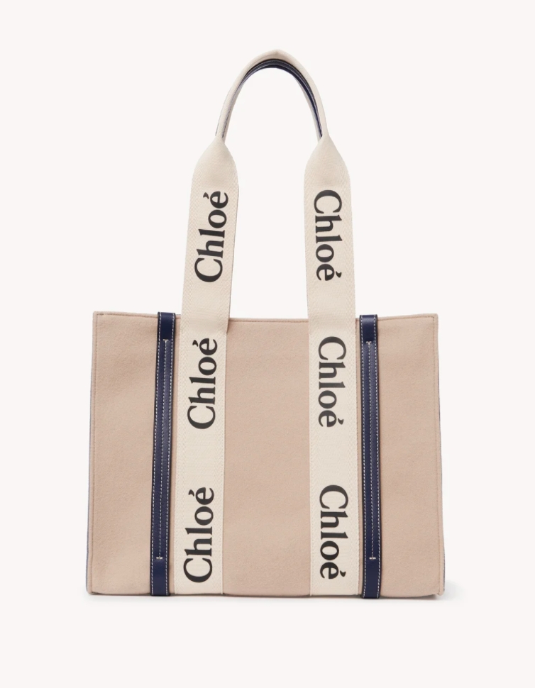情人節禮物2022：Chloé Medium Woody Tote Bag HK$ 9,400