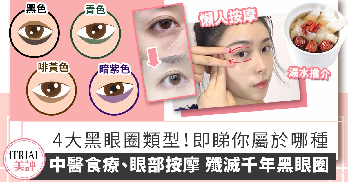 黑眼圈4大成因｜拆解原因+教你消除血管型/色素型千年熊貓眼