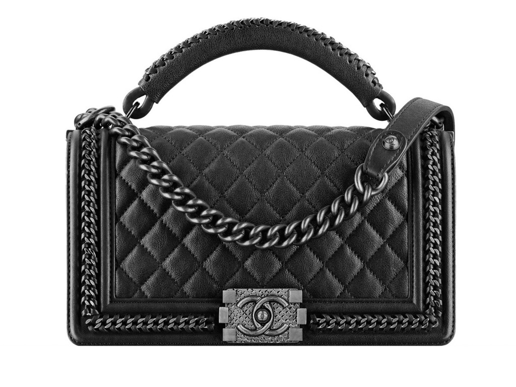 CHANEL加價, CHANEL手袋 Chanel升值手袋：Small Boy Chanel Chain Handle Flap Bag