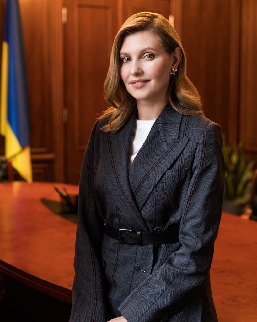 烏克蘭第一夫人Olena Zelenska 