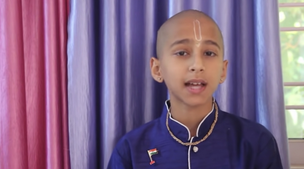 印度神童 圖片來源：YouTube@Conscience 截圖