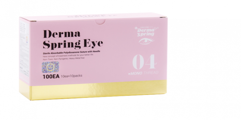嬰肌 Derma Spring Eye 眼神線特別為脆弱嘅眼部肌膚設計，特幼納米導管鎖定線。