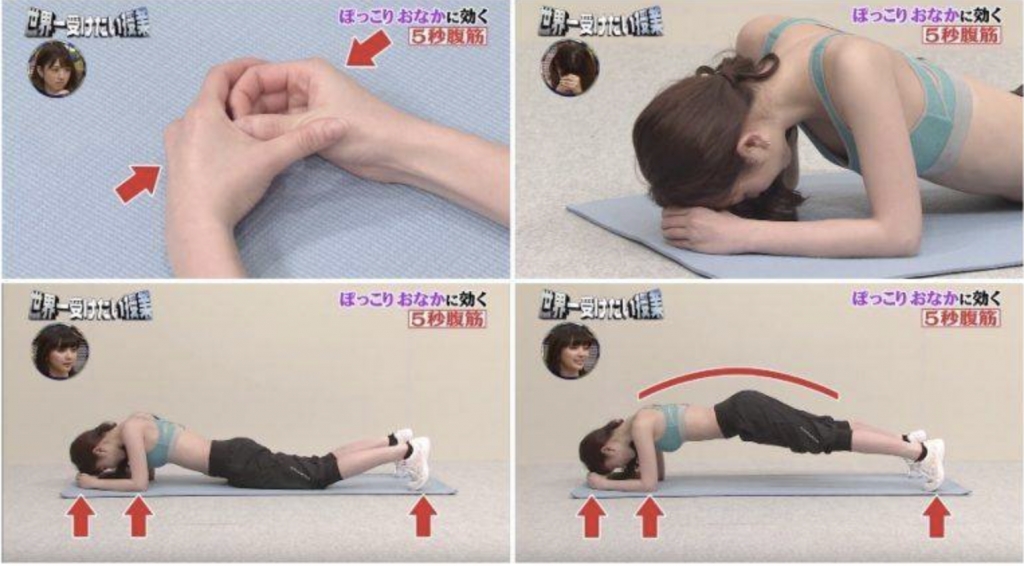 5秒腹肌鍛鍊法 