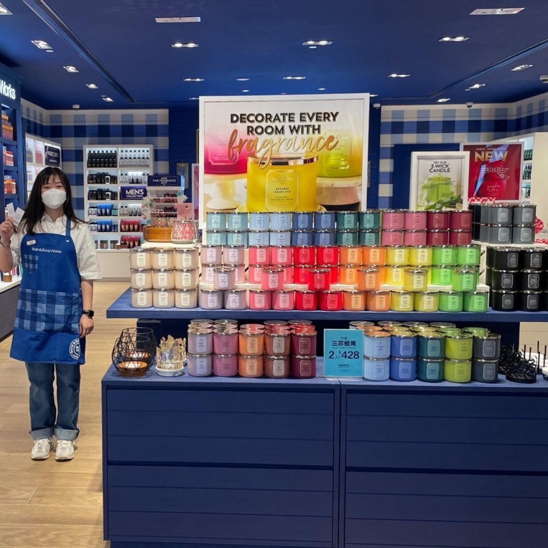 Bath & Body Works沙田開幕成香港首間門市！搓手液20/香薰蠟燭推薦+優惠