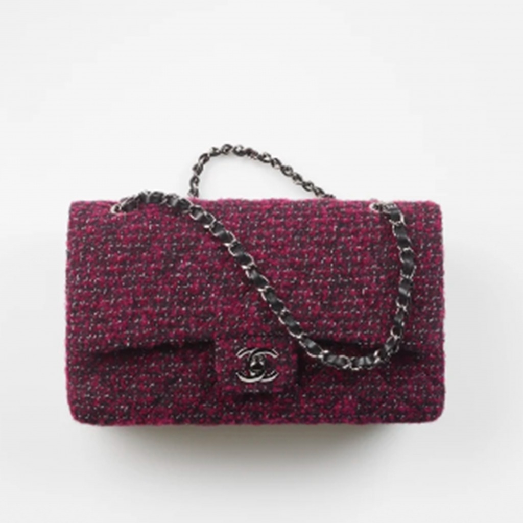 Chanel變奏版郵差袋 斜紋羊毛11.12經典手袋 HK$66,900