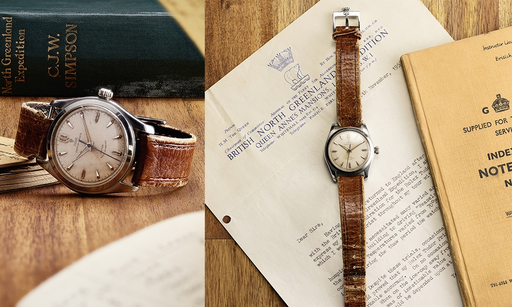 Tudor Ranger腕錶 1952年Tudor向美國北格陵蘭考察隊提供30枚Oyster Prince腕錶，型號7808，是Tudor首款自動上鏈防水腕錶。
