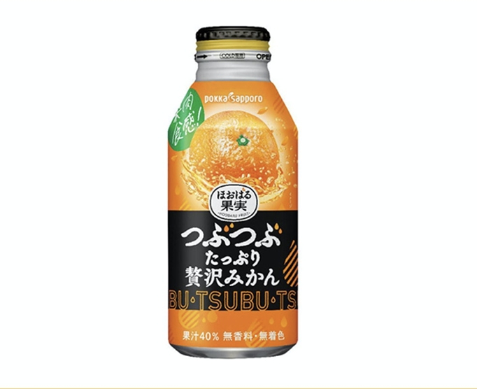 消委會甜味飲品測試 Pokka Sapporo 粒粒果肉蜜柑汁飲品 $16.90 含糖量32.8 克