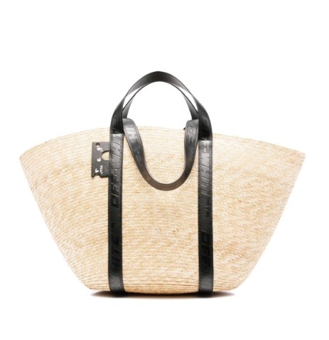 Black Friday優惠2022 Off-White Industrial-strap beach bag 3折$3,270原價$10,900）