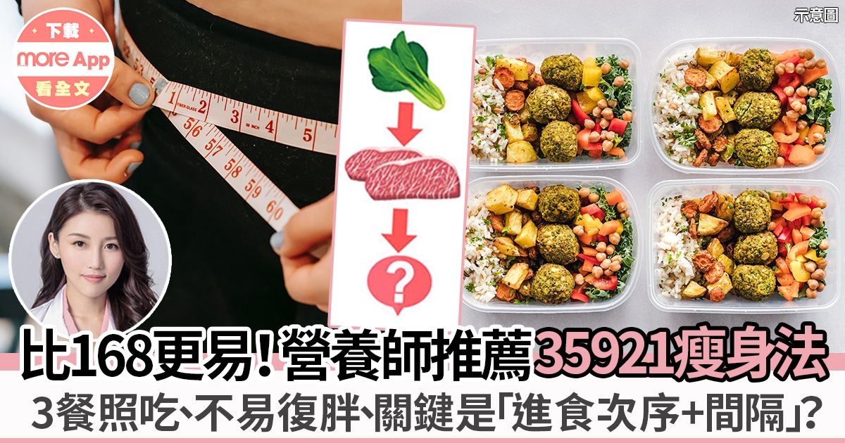 營養師推薦35921瘦身法 比168斷食法更易、3餐照吃不挨餓！