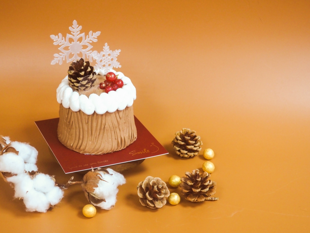 聖誕蛋糕2022 朱古力糯米糍海綿蛋糕3吋 早鳥優惠HK$198；原價HK$228