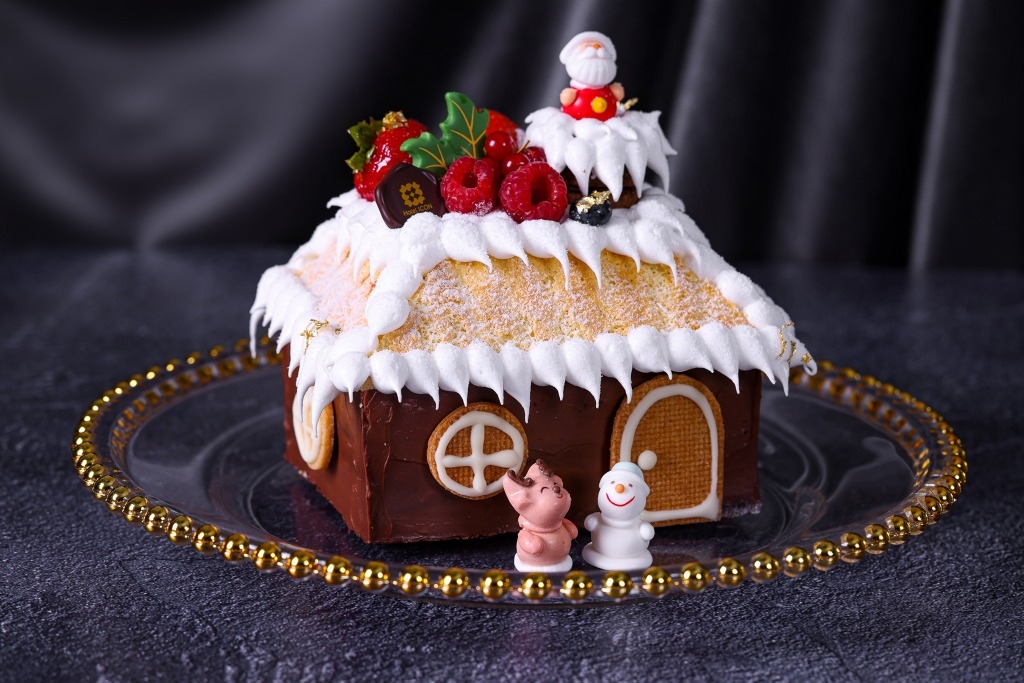 聖誕蛋糕2022 GODIVA巧克力樹頭蛋糕 早鳥優惠HK$398；原價HK$598