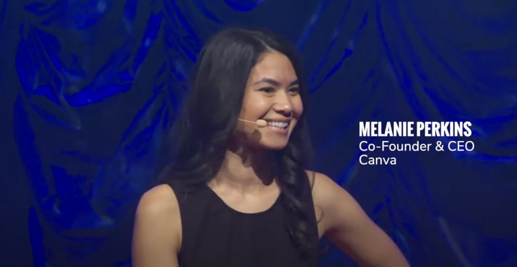 女生創業 女生創業故事：Melanie Perkins於19歲時創立Canva，現在身價已達65億美元。