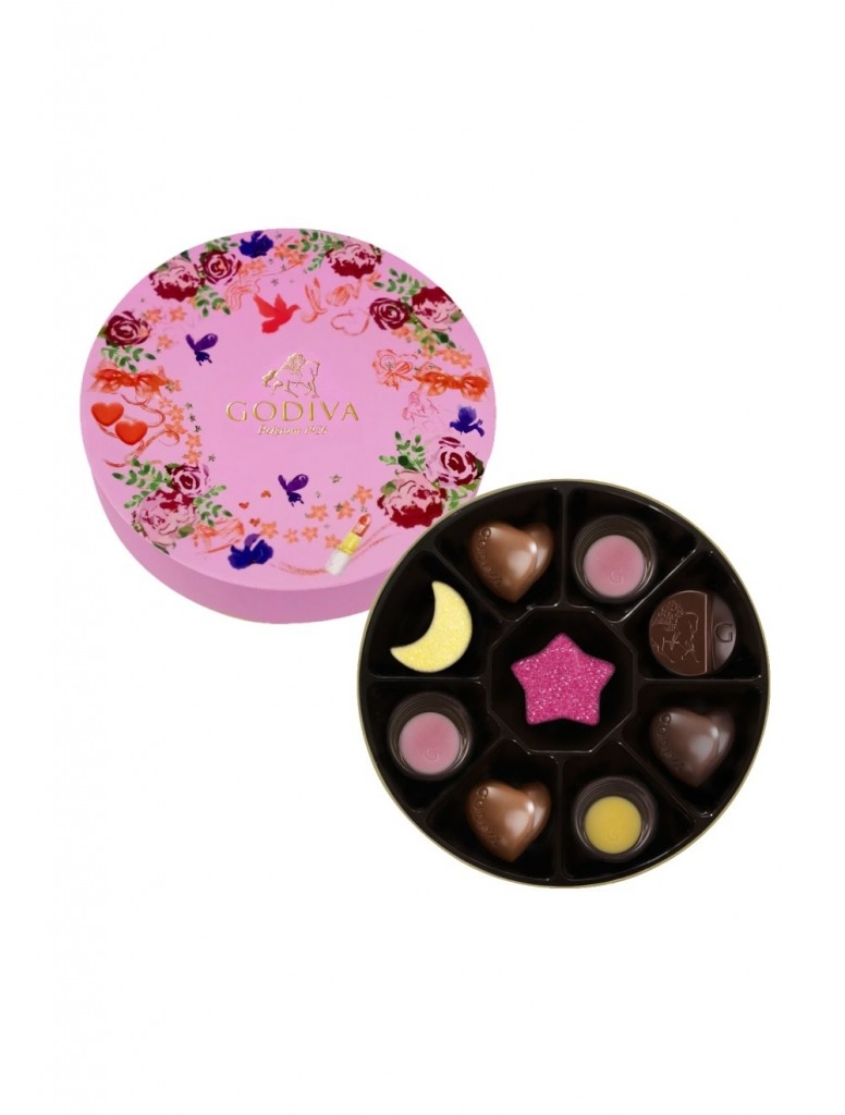 情人節朱古力推介 Love Message Round-shaped Chocolate Gift Box 9pcs HK$399