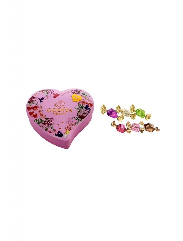情人節朱古力 Love Message G Cube Chocolate Truffle Heart Tin Box 10pcs HK$199