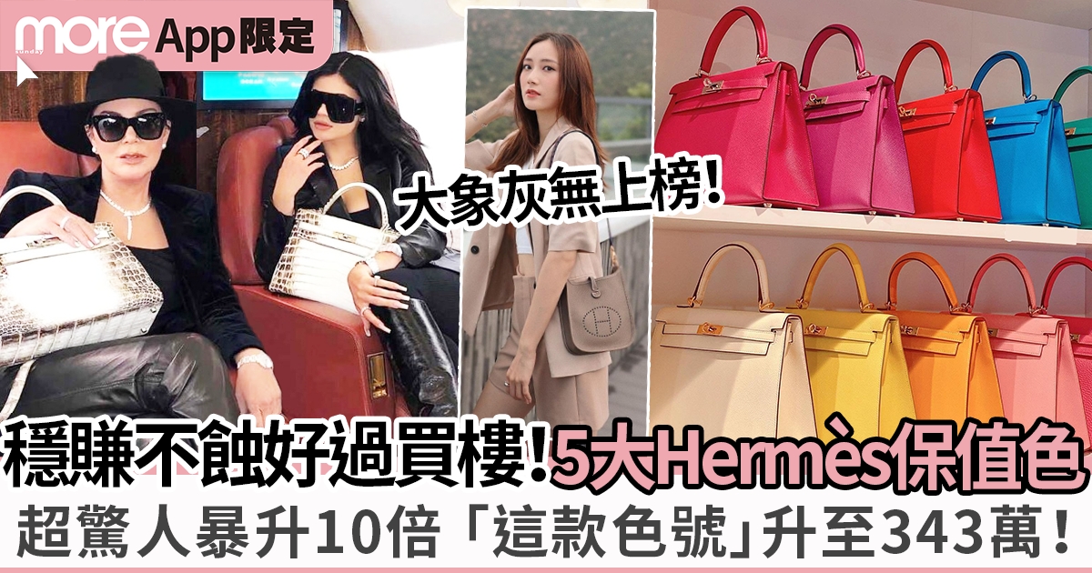 5大Hermès保值色攻略：「這色」升至3百多萬、大象灰、啡色不入榜？