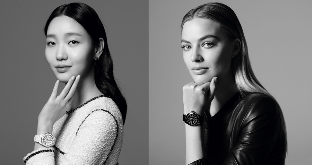 CHANEL手錶 Chanel J12腕錶 金高銀 KIM Go-eun) 、Margot Robbie佩戴Chanel J12腕錶，展現時下個性女生的魅力氣質。