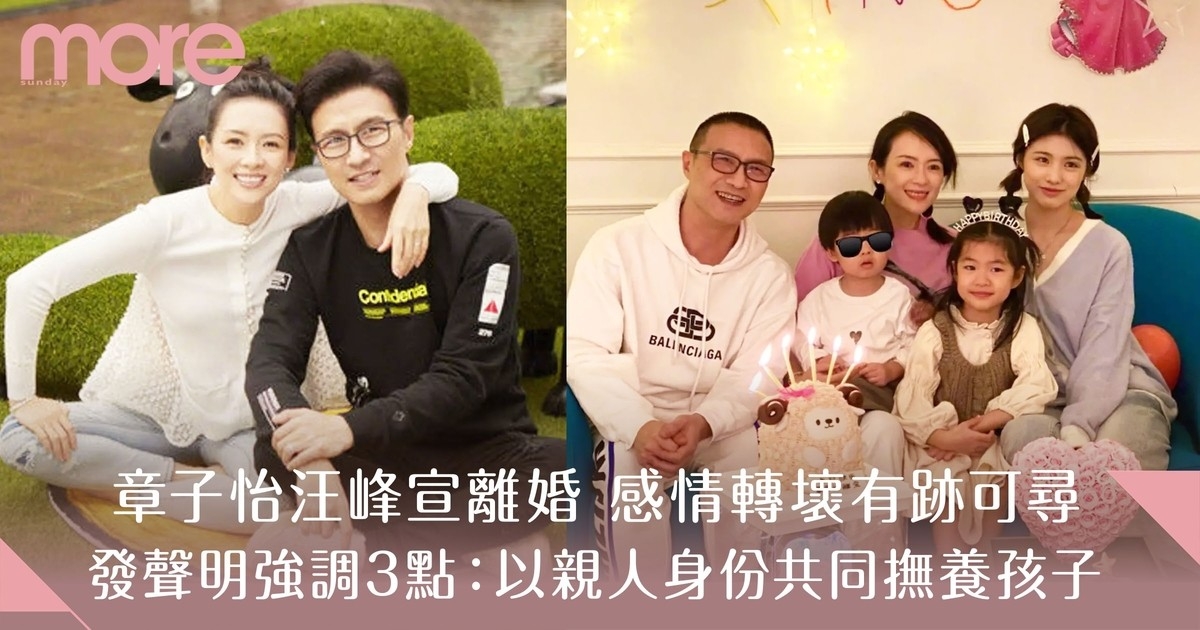章子怡汪峰離婚｜官宣結束8年婚姻 發聲明強調：以親人身份共同撫養孩子