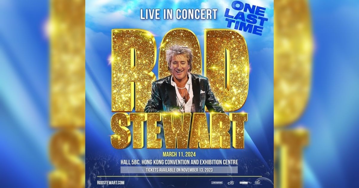 Rod Stewart演唱會香港2024｜門票Cityline 11.13公開發售！附座位表