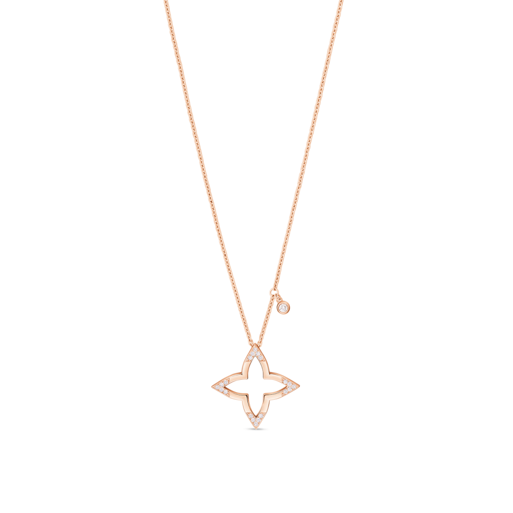 louis vuitton Louis Vuitton Fine Jewelry New Blossom Pendant, Pink Gold and Diamonds  HKD 36,500圖片來源：LV官網