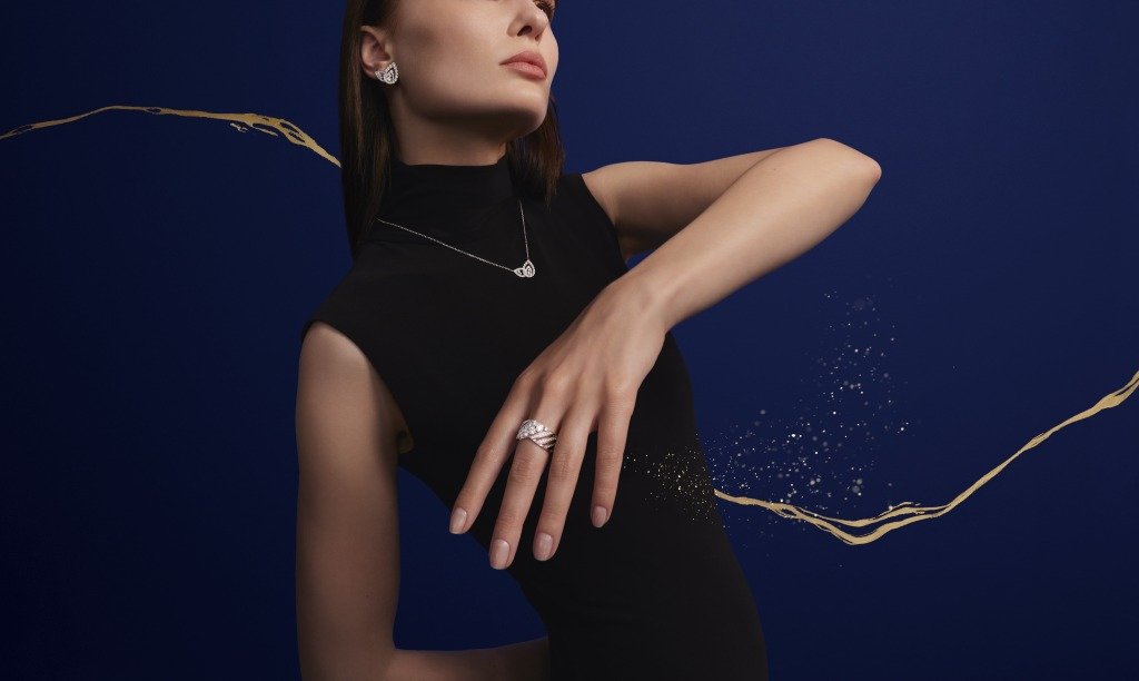 時尚速報 chaumet珍寶 Joséphine Duo Éternel白金鑽石耳環Joséphine Duo Éternel白金鑽石吊墜Joséphine Aigrette白金鑽石戒指