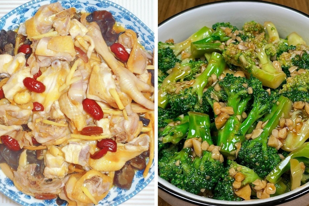 兩餸飯卡路里 (圖片來源:左/RED@彤彤媽、右/RED@旺旺旺美食記)