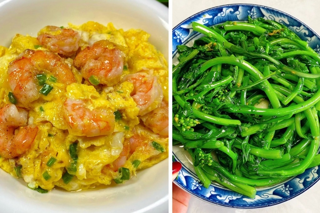 兩餸飯卡路里 (圖片來源:左/RED@呼呼的美食廚房、右/RED@媽媽的味道)