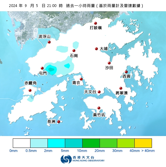 黃雨 香港天文台