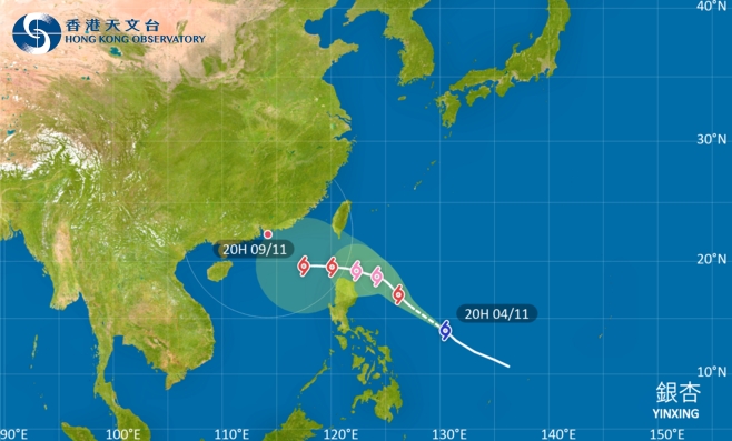 外遊注意！颱風銀杏影響呂宋 最新路徑圖/航班資訊/旅遊保險一文睇