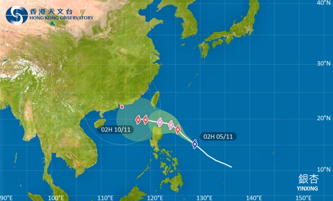 外遊注意！颱風銀杏影響呂宋 最新路徑圖/航班資訊/旅遊保險一文睇